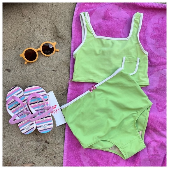 Ralph Lauren Square Neckline Tankini High Waist Bikini - Picture 2 of 7